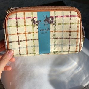 Coach makeup bag